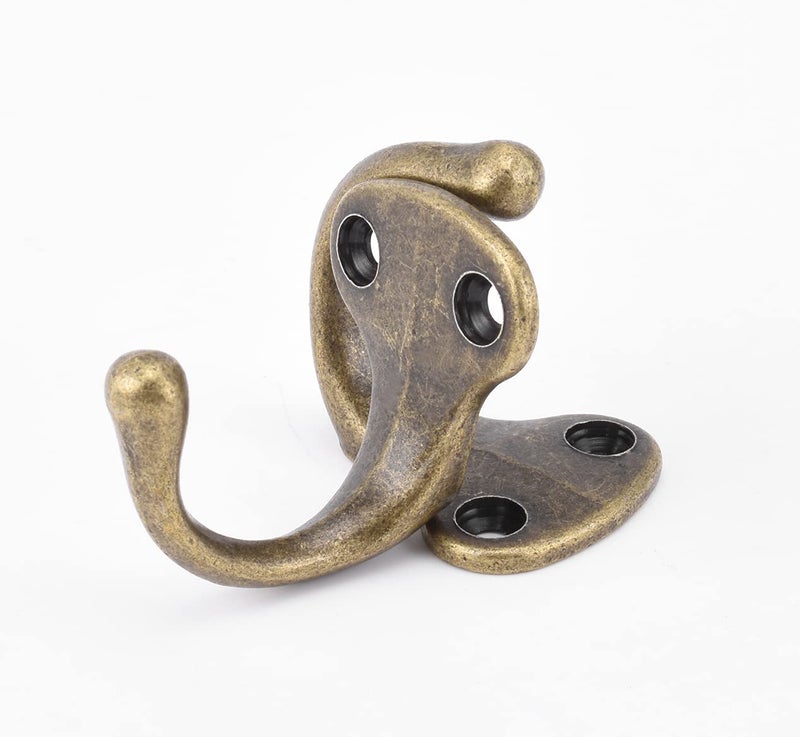 Alele Single Prong Hook Hanger Robe Towel Hooks Zinc Die Cast  Set of 6 (Single Prong Trunk Hook 6p) - Image 5